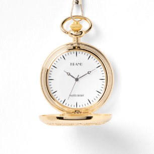 Personalised Brand Gold Pocket Watch