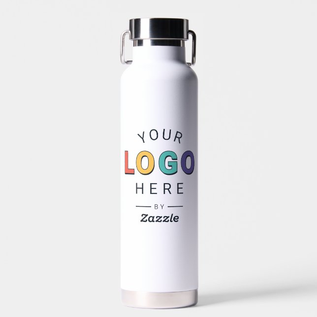 Personalised Brand Logo Design Water Bottle (Front)
