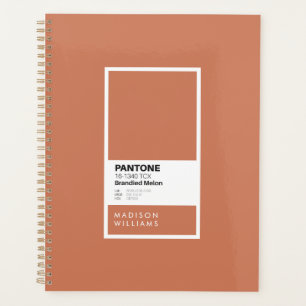 Personalised Branded Melon Notebook   Custom Name Planner