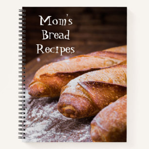Personalised Bread and Baking Recipe Book