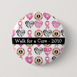 Personalised Breast Cancer Awareness Buttons