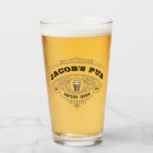 Personalised Brewing Pub Beer Glass