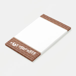 Personalised Brick Wall Post-it® Notes