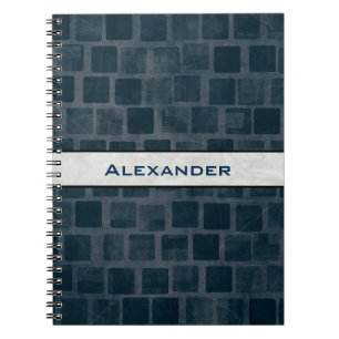 Personalised Brick Wall Texture Notebook