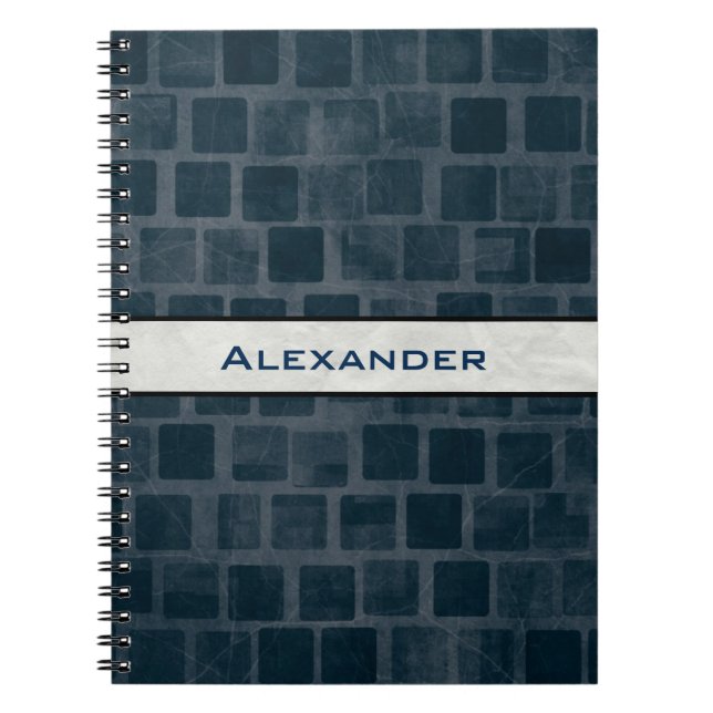 Personalised Brick Wall Texture Notebook (Front)