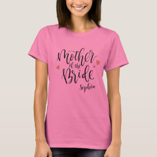 Personalised Bridal Party Mother Of The Bride T-Shirt