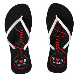 Personalised Bridal (red) Thongs