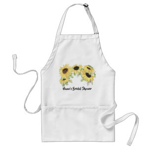 Personalised Bridal Shower Apron-Autographable!  A Standard Apron