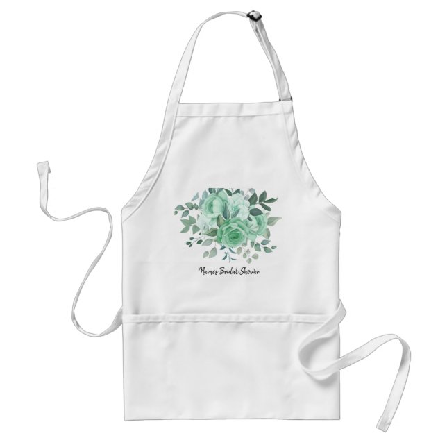 Personalised Bridal Shower Apron-Autographable!  Standard Apron (Front)