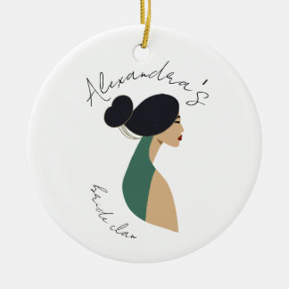 Personalised Bridal Shower Party Favour, Bachelor Ceramic Ornament