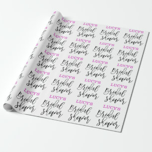 Personalised Bridal shower  Wrapping Paper