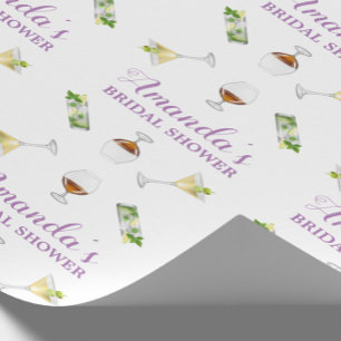 Personalised Bridal shower wrapping paper