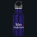 Personalised Bride 532 Ml Water Bottle<br><div class="desc">A great gift for a bride's honeymoon,  bridal shower or bachelorette party !</div>