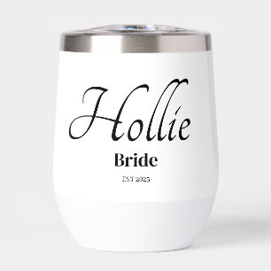 Personalised Bride Drinkware