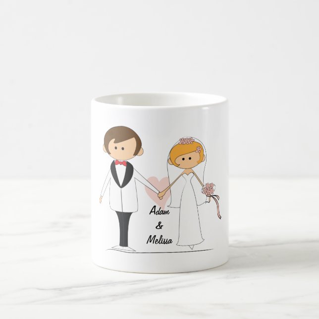 Personalised Bride & Groom Mug (Center)