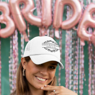 Personalised Bride Groom Wedding  Trucker Hat