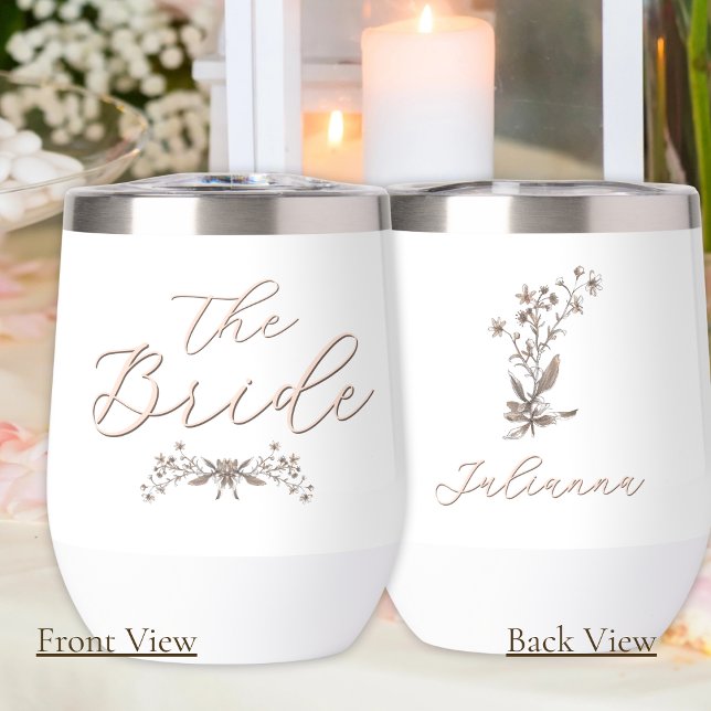 Personalised Bride Rustic Wildflowers (Creator Uploaded)