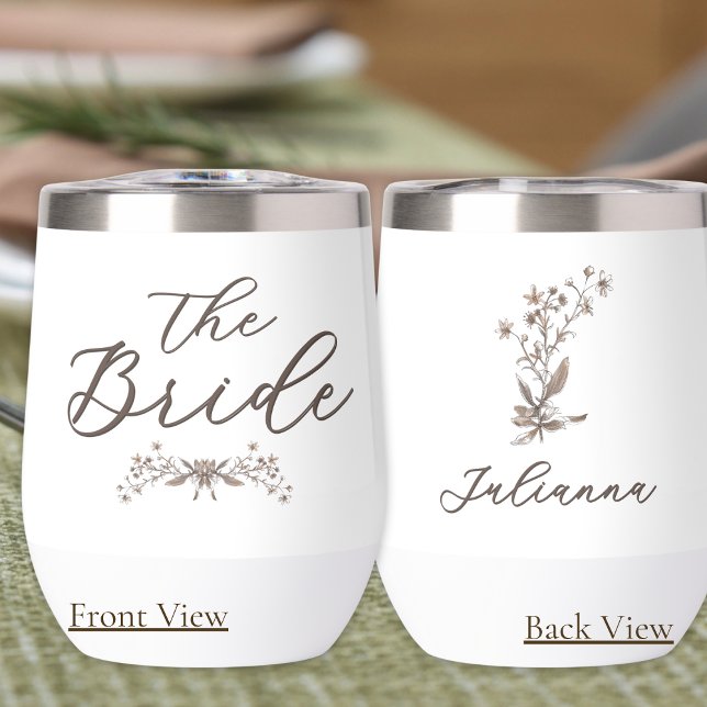 Personalised Bride Rustic Wildflowers (Creator Uploaded)