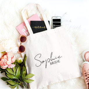 Personalised Bride  Tote Bag