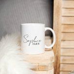 Personalised Bride Two-Tone Coffee Mug<br><div class="desc">Welcome to our collection of personalised bride products on Zazzle! Here,  we specialise in creating unique and customisable items to celebrate the journey of becoming a bride. Whether you're planning your dream wedding or looking for the perfect bridal shower gifts,  we've got you covered.</div>