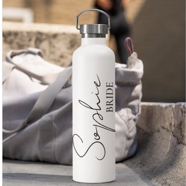 Personalised Bride  Water Bottle (Creator Uploaded)