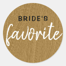 Personalised Bride's Favourite Black Metallic Gold