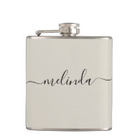 Personalised Bridesmaid Gift Beige Wedding