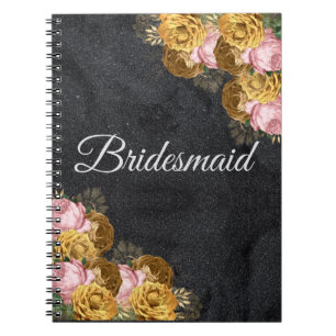 Personalised Bridesmaid Gift Idea Notebook