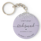 Personalised Bridesmaid Glitter confetti effect