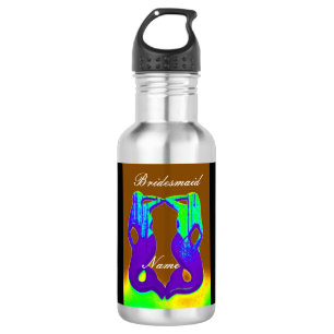 Personalised bridesmaid lookout mermaid 532 ml water bottle