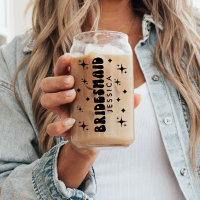 Personalised Bridesmaid Name Gift Retro Font