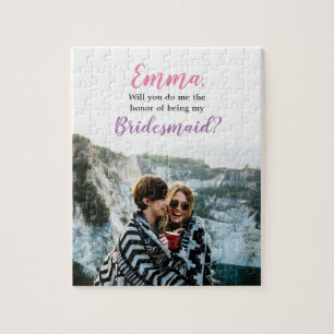 [Personalised] Bridesmaid Proposal Photo Puzzle