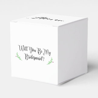 Personalised Bridesmaid Proposal withCustom Photo Favour Box