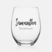 Personalised bridesmaid