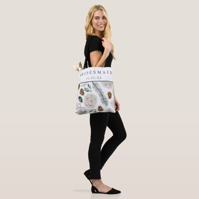 Personalised Bridesmaid Tote Bag (On Model)