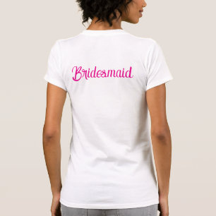 Personalised Bridesmaid Tribe Shirt   Bridal Party