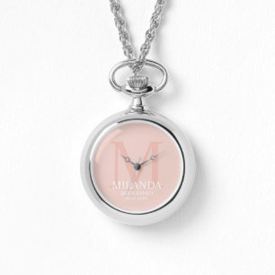 Personalised Bridesmaid's Monogram and Name Watch