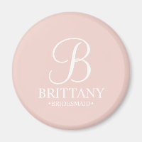 Personalised Bridesmaid's Name and Monogram