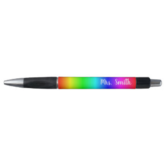 Personalised Bright Multicolored Rainbow Ombre