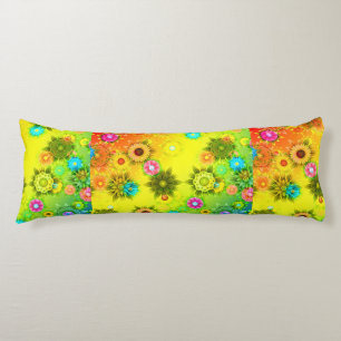 Personalised Bright Sunshine Floral Soft Pillow
