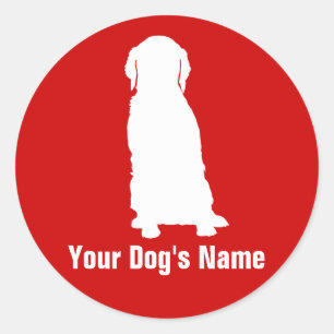 Personalised Brittany ブリタニー Classic Round Sticker