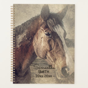 Personalised Brown Horse Painting Planner