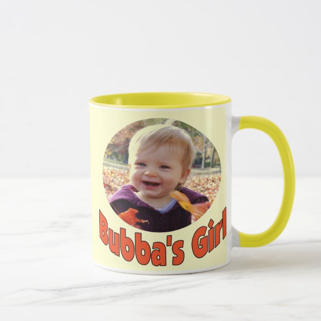 Personalised, Bubba Girl Mug (Right)