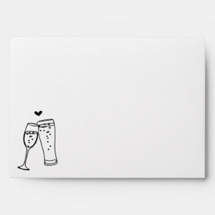 Personalised Bubbles & Brews Toast Brewery Envelope