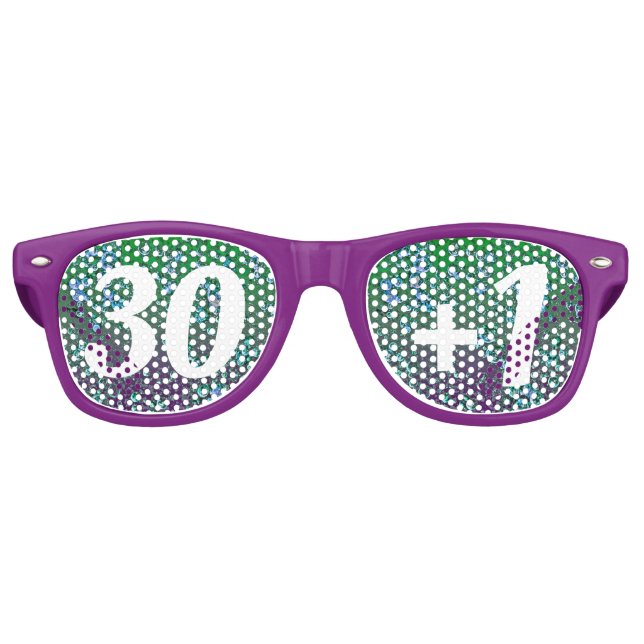 Personalised Bubbling Birthday Party Sunglasses (Front)