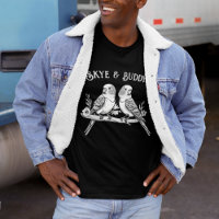 Personalised Budgie Name Shirt | Custom Bird Lover