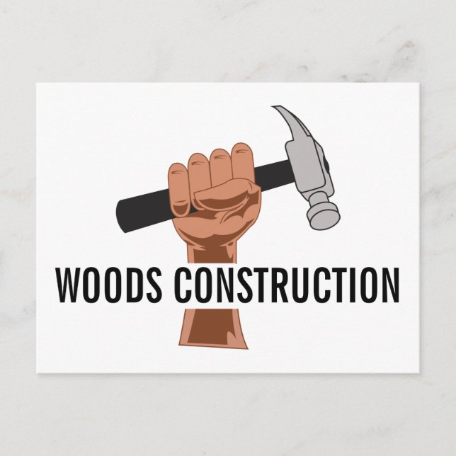 Personalised Builder/Construction Postcard (Front)
