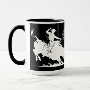 Personalised Bull Rider Rodeo 2 Mug