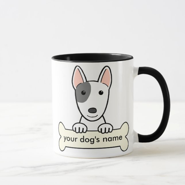 Personalised Bull Terrier Mug (Right)