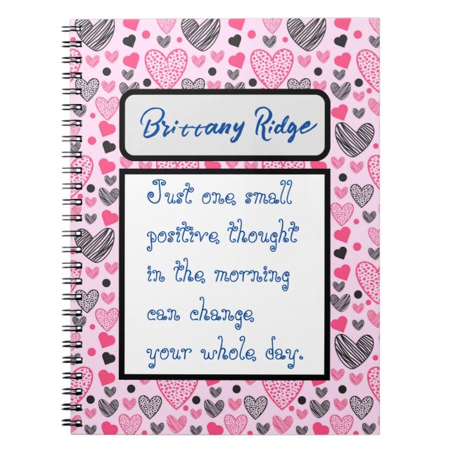 Personalised Bullet Journal (Front)